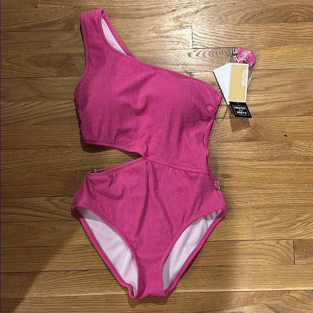 Michael Kors pink bathing suit size 10